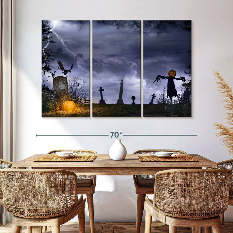 Kelan Horror Graveyard Scarecrow, 36" H x 57" W