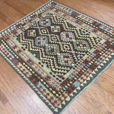  Tapis en laine fabriqué à la main Kilim