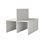 Quad Shelf Cube Organizer Insert, White Texture