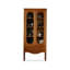 Vitrines en bois massif brun et verre