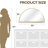Arched Aluminum Frame Wall Mirror with Tempered Glass for Bathroom, Living Room, Entryway-91113315-91113312