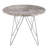 Prunus Round Side Table  with Grey-Brown Marble Top