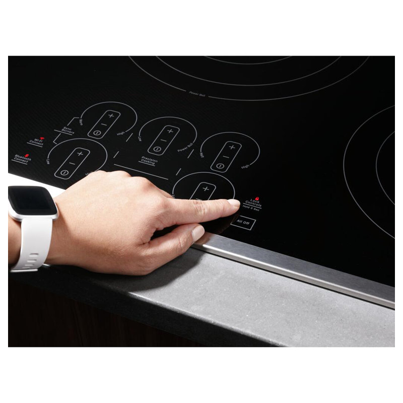 36" Electric Cooktop with 5 Elements, Stainless Steel
