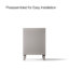 Base de meuble-lavabo simple 24 po Poplin® Tones-1685544488