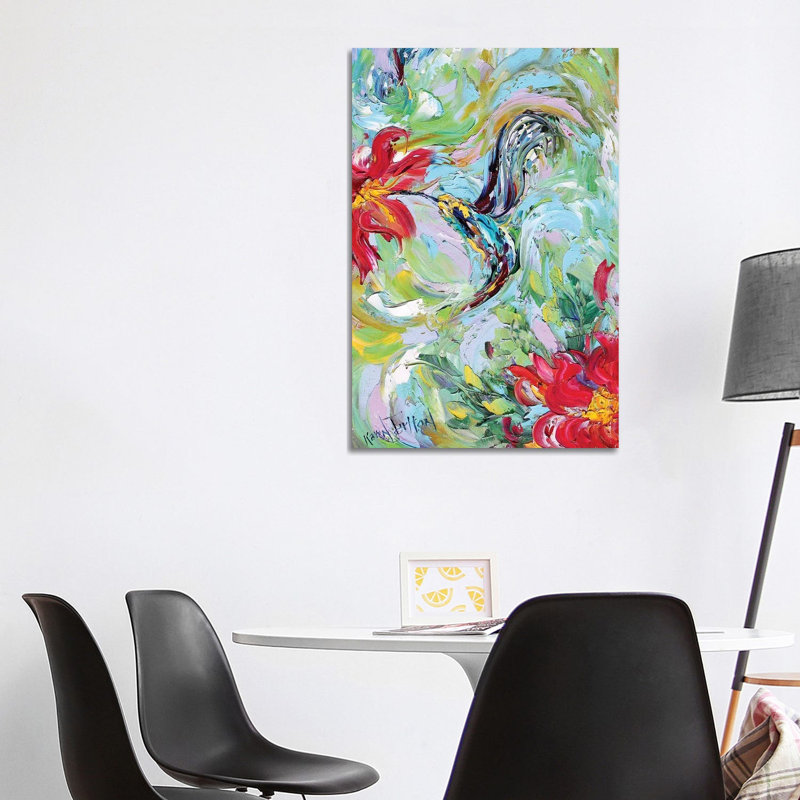 Hummingbird Giclee Native Resolution by Karen Tarlton - Wrapped Canvas Painting, 101.6 cm H x 66.04 cm W x 1.91 cm D