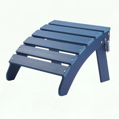 Repose-pieds de patio pliable Adirondack avec matériau PEHD et conception ergonomique