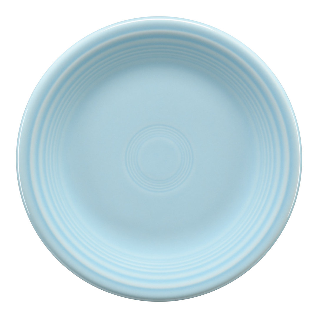 Fiesta Classic Rim 7 1/4 Inch Salad Plate Fiesta Color: Sky