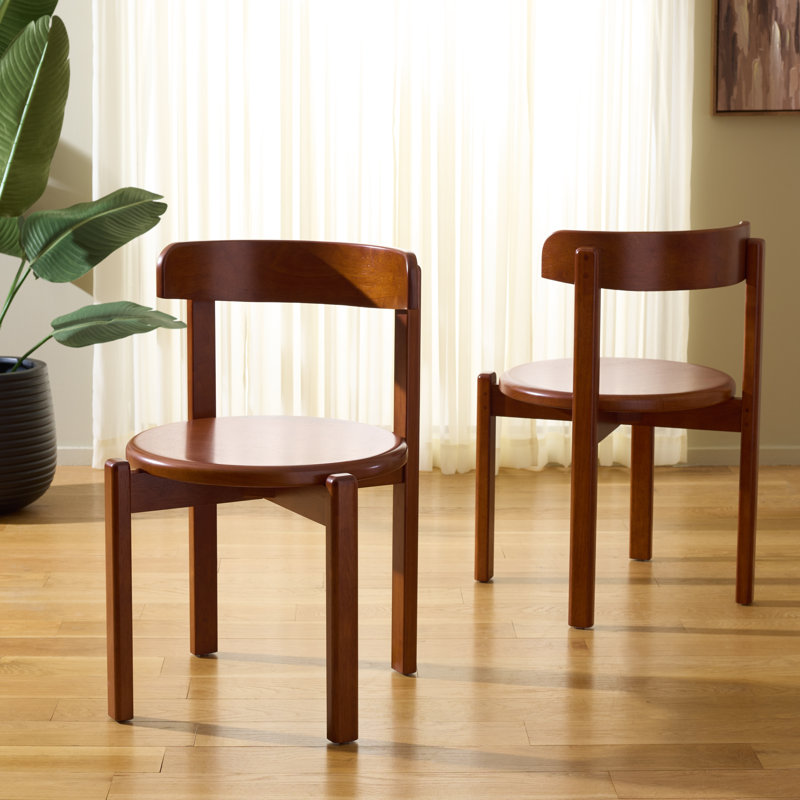 Chaise en bois massif séché au four, Noyer