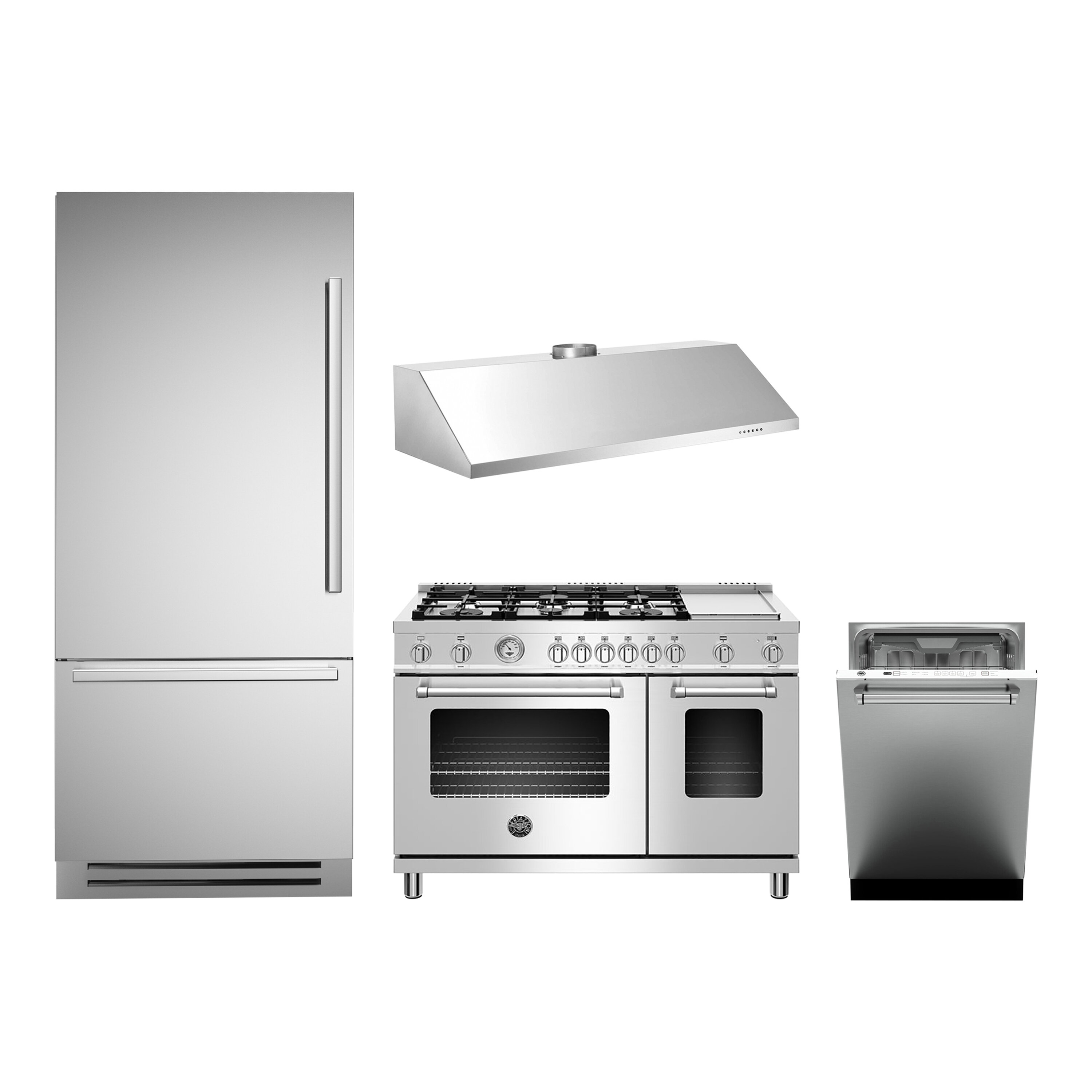 Bertazzoni Master Series 48 Stainless Steel Natural GAS Range