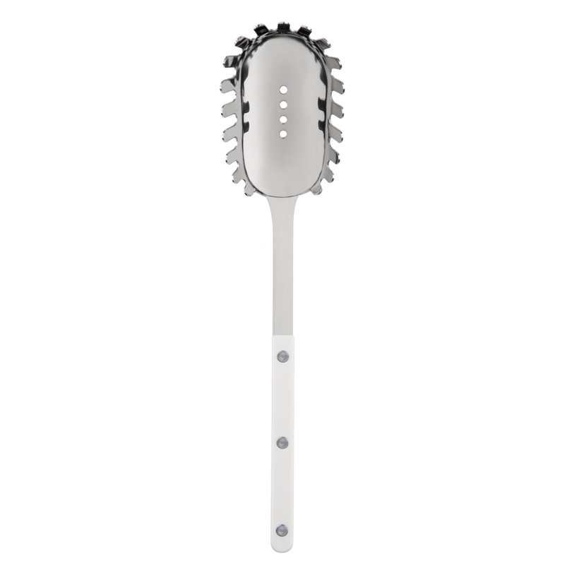 Bistrot Solid Pasta Scoop, White