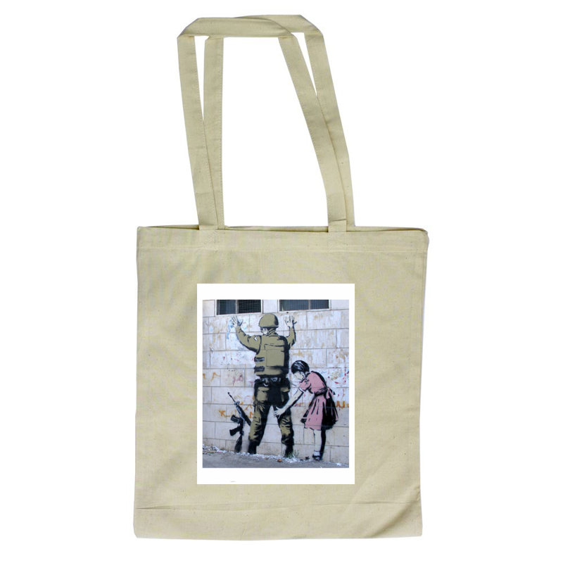 Soldier Searched by a Girl Tote Bag
