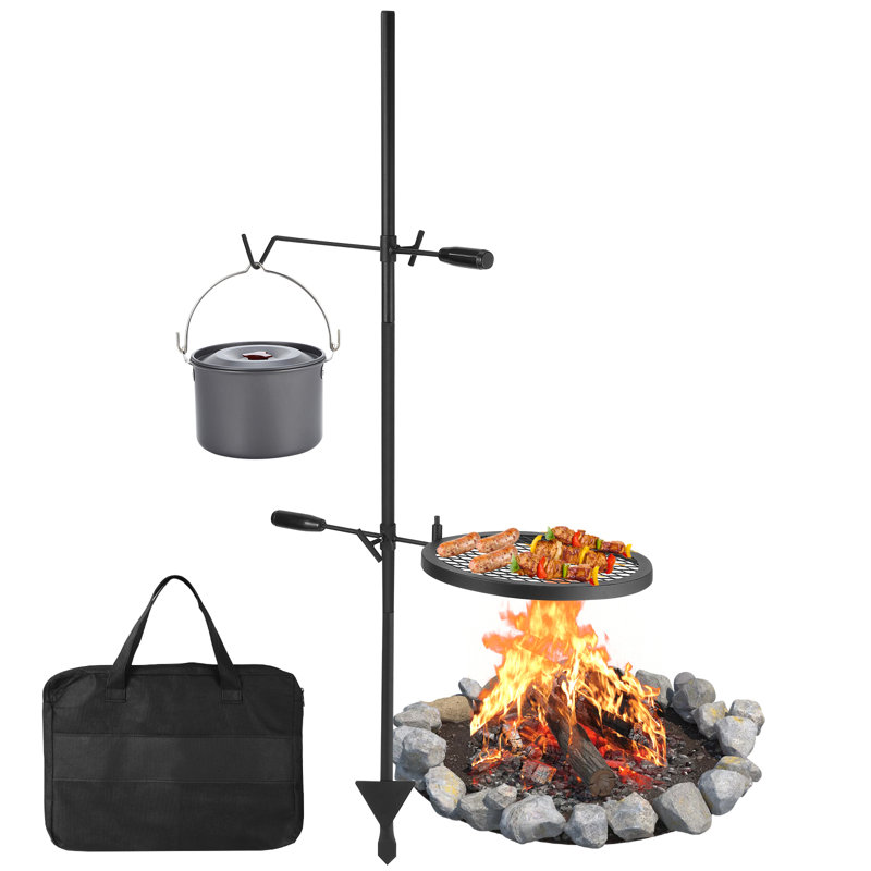 ZACOO 62cm W Portable Charcoal Grill