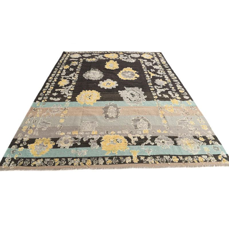 8x11 Peeples Black Rug