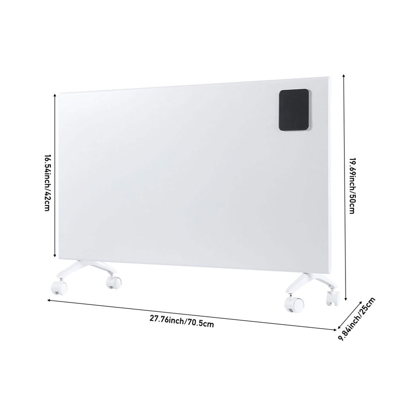 Breeins Wall Mounted Space Heater with Adjustable Thermostat, 6824, 50cm H x 70.5cm W x 25cm D