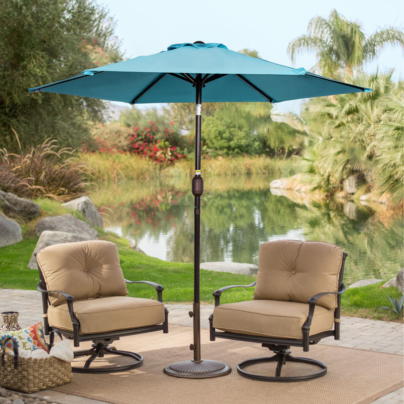 Parasol de marché 7,2 pi Seegmiller, Bleu