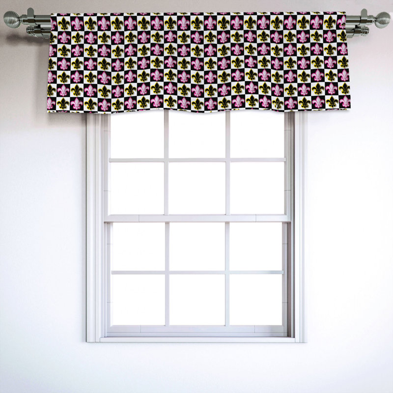Sateen Ruffled Window Valance