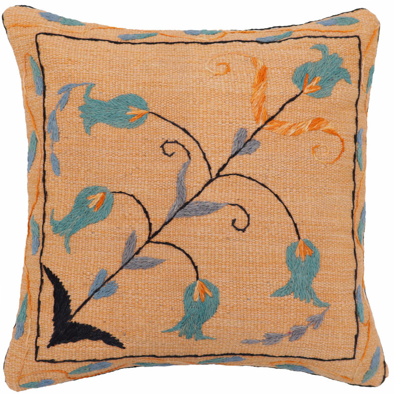 Housse et insert de coussin carré 100% laine