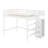 Full Size Loft Bed With Storage Wardrobe-744675647