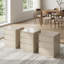 Ensemble de 2 tables de chevet en bois Morden de 23,6 po de large avec 3 tiroirs