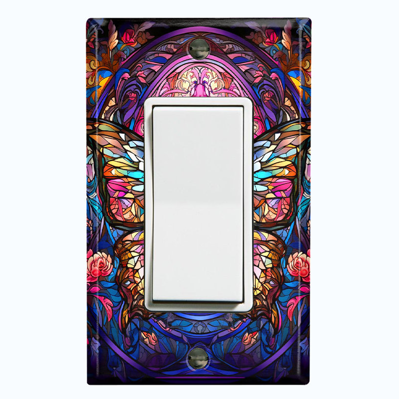 Nature Themed 1 - Gang Toggle Light Switch Standard Wall Plate