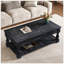 Table basse à plateau relevable avec tablette fixe Farmhouse