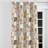 Patchwork Room Darkening Curtains - Brown Neutral Mix Quilt Grommet Curtain - 1 Panel-780771643-780771647
