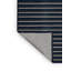 Tapis gris à rayures horizontales lavable à la machine-995640198