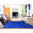 Jesslene One-of-a-Kind Rectangle 8' X 10' New Age Wool Area Rug Blue