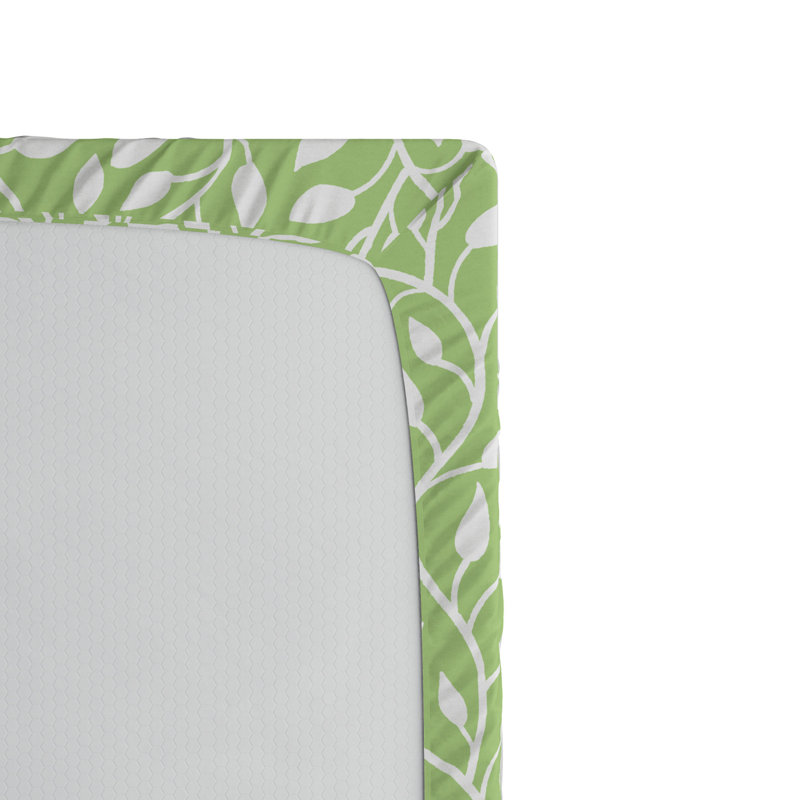 Microfiber Floral Fitted Sheet, Full Fitted Sheet