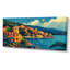 Orange, bleu, riviera italienne, art mural Italie-1316992538-1339202988