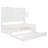 Full Size Wooden Daybed With Twin Size Trundle, And All-In-One Cabinet And Shelf-393239282-393239280