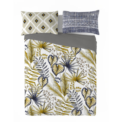 Tel Aviv King 3pcs Cotton Duvet Cover Set (106"Wx92"L)