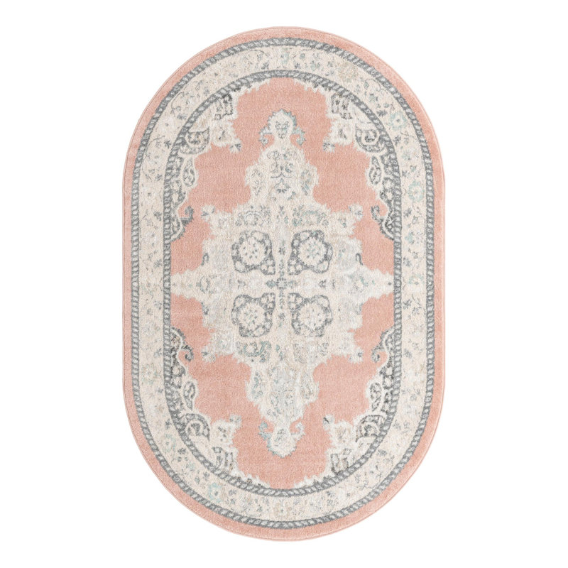 Saira Oriental Indoor Rug, Oval 5' x 8'