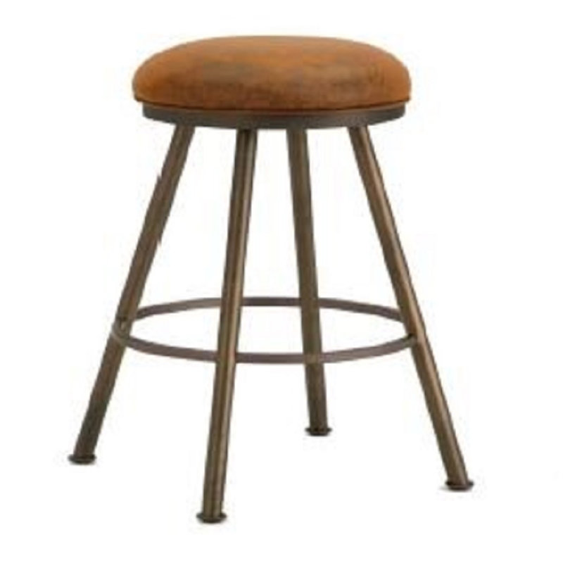 Tabouret de comptoir pivotant 26 po Billie, Rouille, Radar Nugget