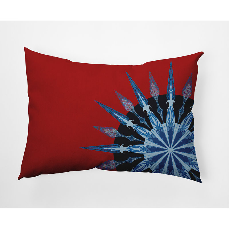  Housse et insert de coussin rectangulaire d'extérieur Sailor Delight, Rouge