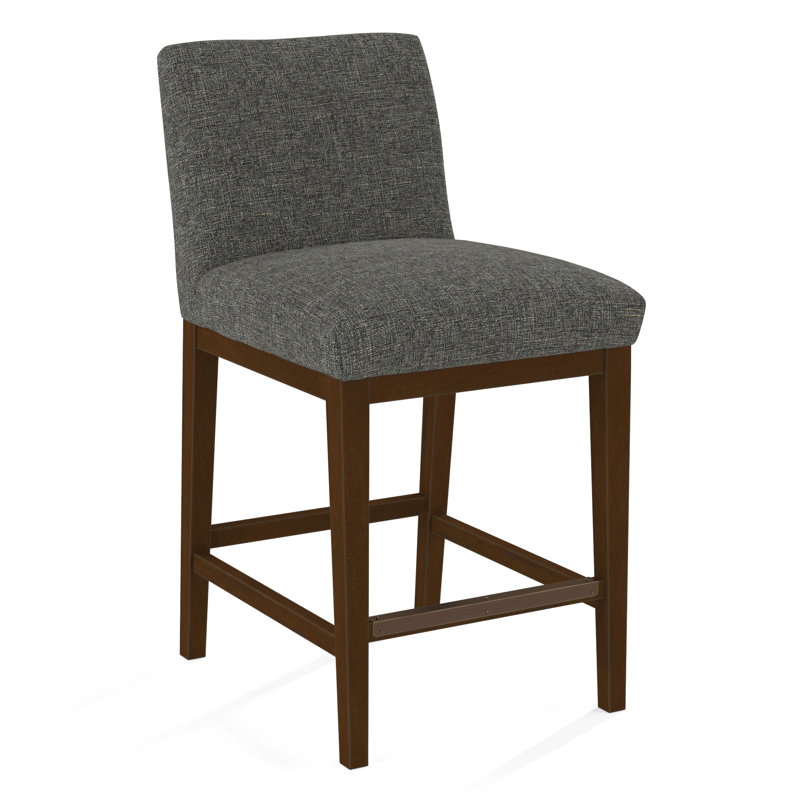 Upholstered Stool, 61536-78, Pecan