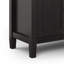 Meuble télé en bois massif brun chaud Hickory de 72 po de largeur Warm Shaker pour téléviseur de 80 po ou moins-1404254145