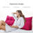 Sit-up Back Comfort Corduroy Bed Headboard Wedge Reading Pillow Triangular Backrest Compression-99222267-99222250