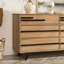 Karstynn Solid Wood 153cm W 6 - Drawer Chest of Drawers