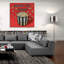  «Enjoy The Show Red» par Wild Apple Portfolio, art mural en verre acrylique, 36 po x 36 po-1636689223