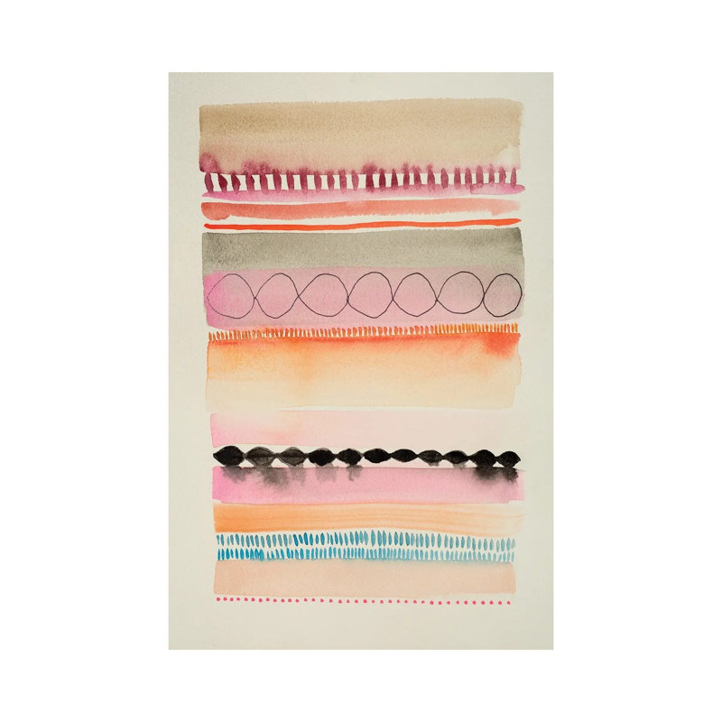 Boundary I 1 Piece Wrapped Canvas Wall Art, 40" H x 26" W, Wrapped Canvas