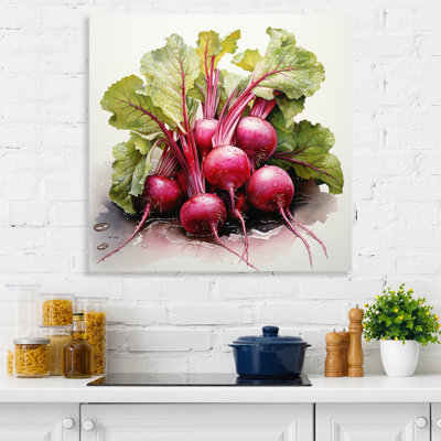 " Vegetable Crimson Radicchio Pointillism "
