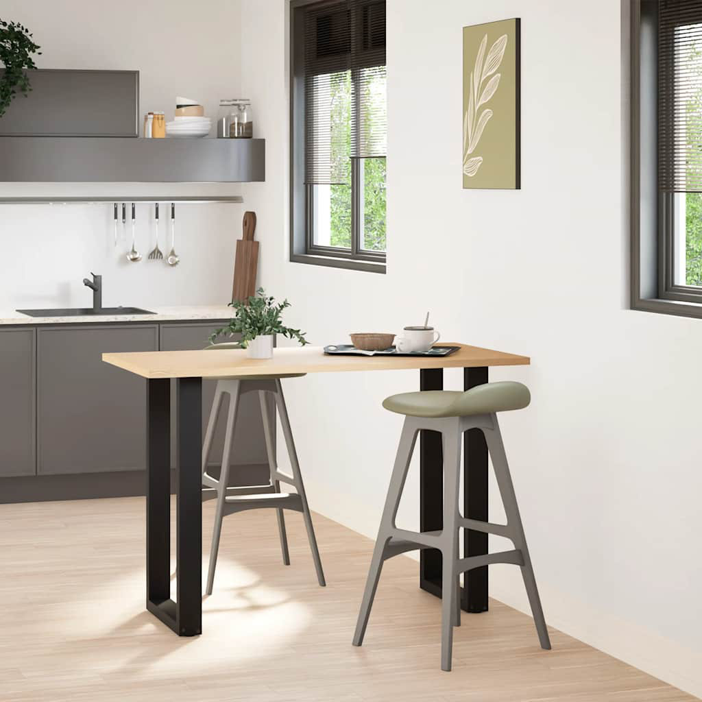 Daveonte Dining Table Legs U-Shaped 3 pcs