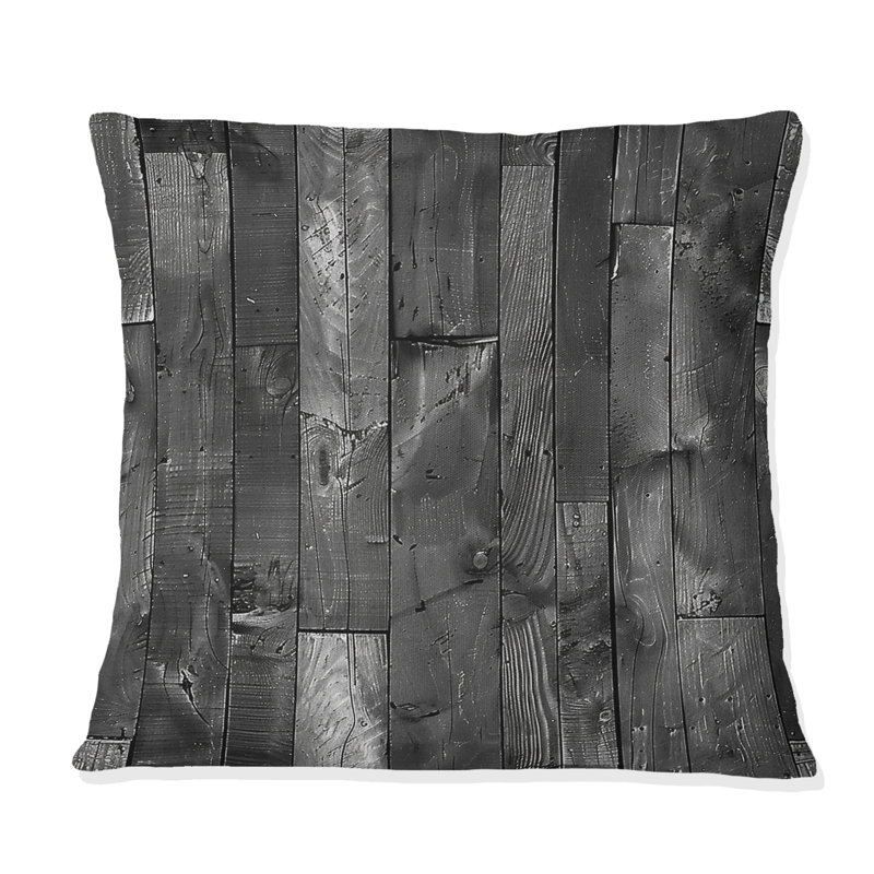 Bois de grange Black Country - Coussin Country, H 18 po x l 18 po, Carrée
