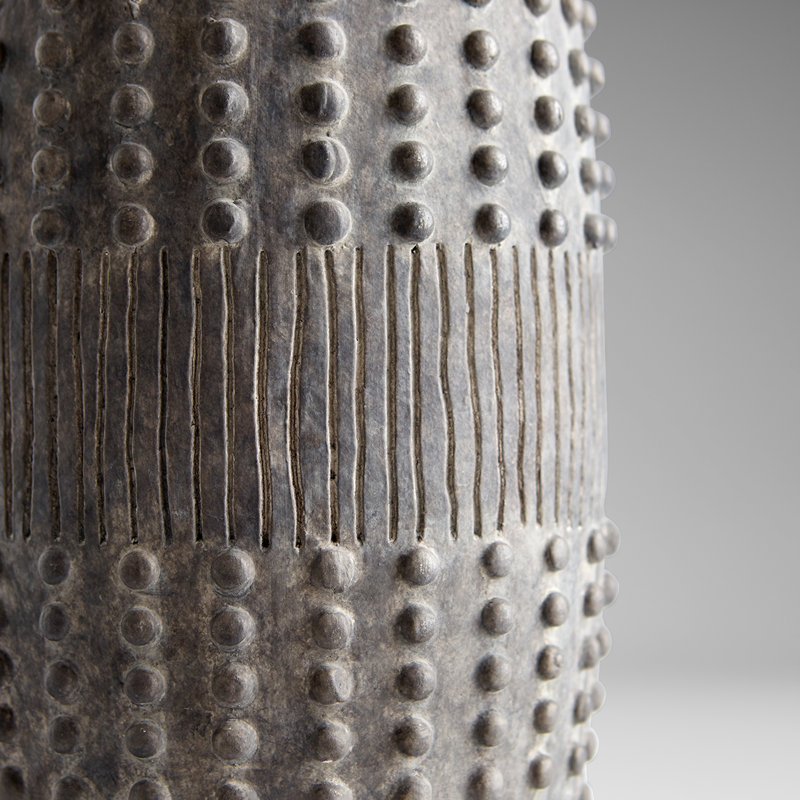 Scoria Ceramic Table Vase, 15" H x 10" W x 10" D