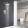 Pressure-Balanced Complete Shower System with Rough-in Valve Rain Shower Heads