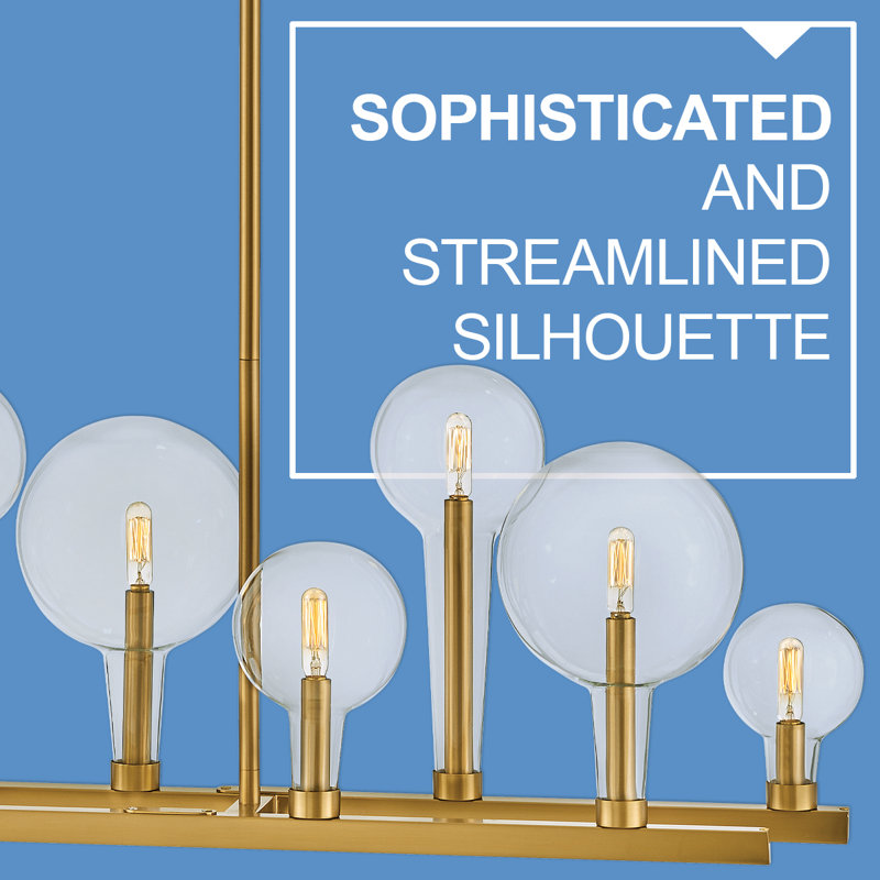 Alchemy Ten Light Linear, Lacquered Brass