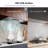 VIKIO 36'' 900 CFM 3-speed Ducted Insert Range Hood With Permanent Filter and LED Lights