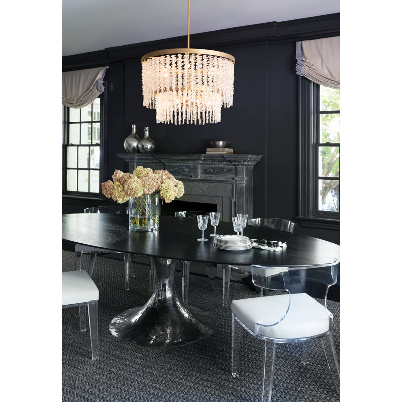 RUBINA Medium Chandelier, 20" H x 30" W x 30" D, 12