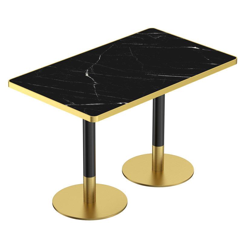 Table de salle à manger 47,24 "Tulip, Noir